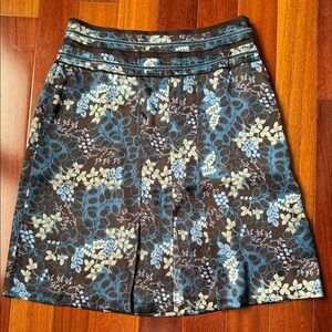 Gorgeous floral A line skirt luxurious silk feel material,